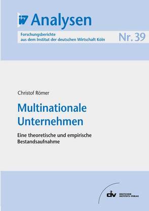 Multinationale Unternehmen von Römer,  Christof