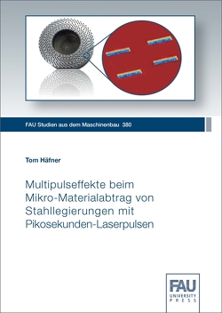 Multipulseffekte beim Mikro-Materialabtrag von Stahllegierungen mit Pikosekunden- Laserpulsen von Häfner,  Tom
