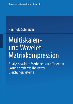 Multiskalen- und Wavelet-Matrixkompression von Schneider,  Reinhold