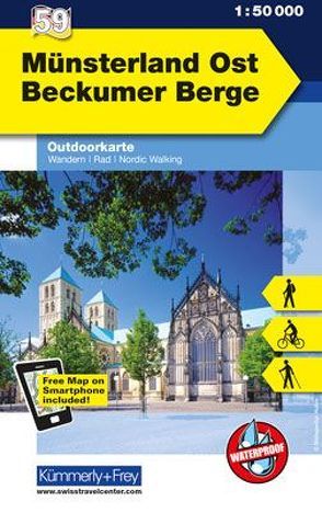 Münsterland Ost – Beckumer Berge Nr. 59 Outdoorkarte Deutschland 1:50 000