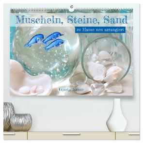 Muscheln, Steine, Sand (hochwertiger Premium Wandkalender 2024 DIN A2 quer), Kunstdruck in Hochglanz von Kruse,  Gisela