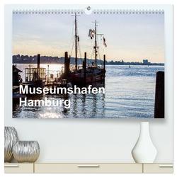 Museumshafen Hamburg – die Perspektive (hochwertiger Premium Wandkalender 2024 DIN A2 quer), Kunstdruck in Hochglanz von Kaum,  Eberhard