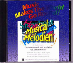Music Makes the World go Round – Musical Melodien – Play Along CD / Mitspiel CD von Pfortner,  Alfred