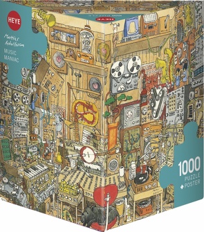 Music Maniac Puzzle von Adolfsson,  Mattias