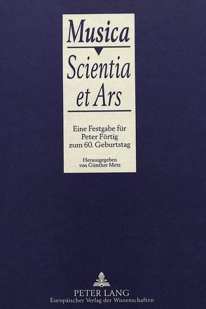 Musica – Scientia et Ars von Metz,  Günther