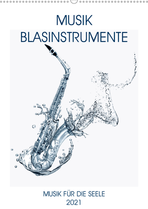 Musik Blasinstrumente (Wandkalender 2021 DIN A2 hoch) von Voßen - Herzog von Laar am Rhein,  W.W.