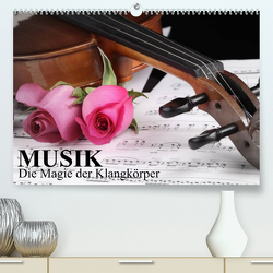 Musik – Die Magie der Klangkörper (Premium, hochwertiger DIN A2 Wandkalender 2023, Kunstdruck in Hochglanz) von Stanzer,  Elisabeth