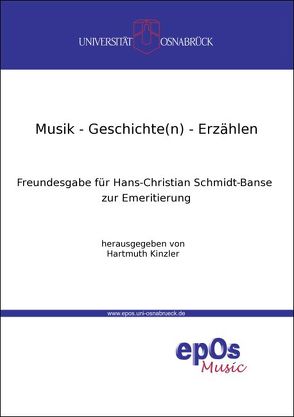 Musik – Geschichte(n) – Erzählen von Kinzler,  Hartmuth