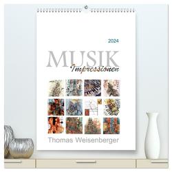 MUSIK Impressionen (hochwertiger Premium Wandkalender 2024 DIN A2 hoch), Kunstdruck in Hochglanz von Weisenberger,  Thomas