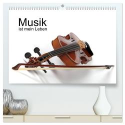 Musik ist mein Leben (hochwertiger Premium Wandkalender 2024 DIN A2 quer), Kunstdruck in Hochglanz von Eppele,  Klaus