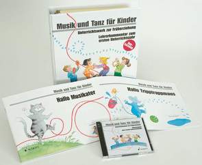 Musik und Tanz für Kinder 1 – Komplettpaket von Funk,  Jutta, Grüner,  Micaela, Kotzian,  Rainer, Nykrin,  Rudolf, Perchermeier,  Christine, Schrott,  Ulrike, Widmer,  Manuela