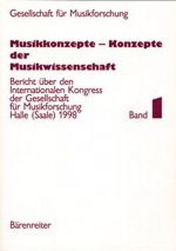 Musikkonzepte – Konzepte der Musikwissenschaft von Eberl,  Kathrin, Ruf,  Wolfgang