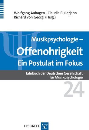 Musikpsychologie von Auhagen,  Wolfgang, Bullerjahn,  Claudia, von Georgi,  Richard