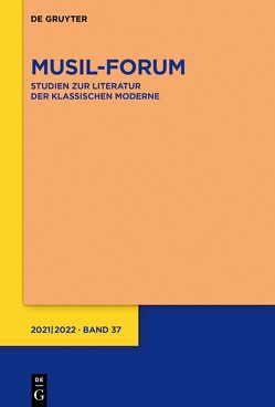 Musil-Forum / 2021/2022 von Wolf,  Norbert Christian, Zeller,  Rosmarie