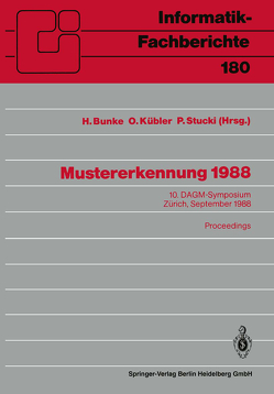 Mustererkennung 1988 von Bunke,  Horst, Kübler,  Olaf, Stucki,  Peter