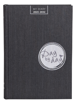 My Diary 2023-2032 „Day by Day“ graphite-black von Wiermer,  Hendrik