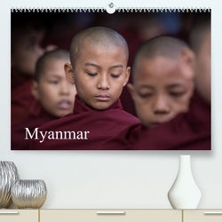 Myanmar 2023 (Premium, hochwertiger DIN A2 Wandkalender 2023, Kunstdruck in Hochglanz) von Rusch,  Winfried