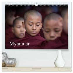 Myanmar 2024 (hochwertiger Premium Wandkalender 2024 DIN A2 quer), Kunstdruck in Hochglanz von Rusch,  Winfried