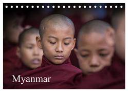 Myanmar 2024 (Tischkalender 2024 DIN A5 quer), CALVENDO Monatskalender von Rusch,  Winfried