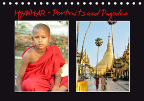 Myanmar – Portraits und Pagoden (Tischkalender 2021 DIN A5 quer) von Affeldt,  Uwe