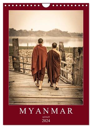 MYANMAR SPIRITUELL 2024 (Wandkalender 2024 DIN A4 hoch), CALVENDO Monatskalender von Rost,  Sebastian