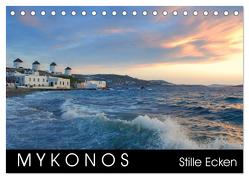 Mykonos – Stille Ecken (Tischkalender 2024 DIN A5 quer), CALVENDO Monatskalender von Manz,  Katrin