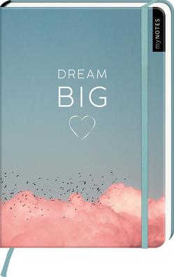 myNOTES Notizbuch A5: Dream Big