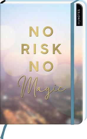 myNOTES Notizbuch A5: No Risk no magic