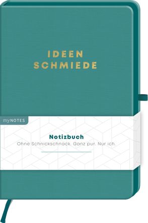 myNOTES Notizbuch Classics Ideenschmiede – Notizbuch im Mediumformat für Träume, Pläne und Ideen