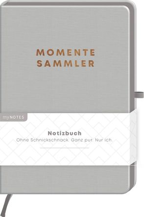 myNOTES Notizbuch Classics Momentesammler – Notizbuch im Mediumformat für Träume, Pläne und Ideen
