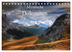 Mystische Dolomiten (Tischkalender 2024 DIN A5 quer), CALVENDO Monatskalender von - Uwe Vahle,  Kordula