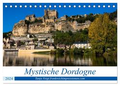 Mystische Dordogne (Tischkalender 2024 DIN A5 quer), CALVENDO Monatskalender von Voigt,  Tanja