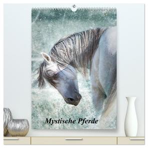 Mystische Pferde (hochwertiger Premium Wandkalender 2024 DIN A2 hoch), Kunstdruck in Hochglanz von FotoDreams.DE,  Studio