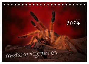 Mystische Vogelspinnen (Tischkalender 2024 DIN A5 quer), CALVENDO Monatskalender von Baderschneider,  Horst