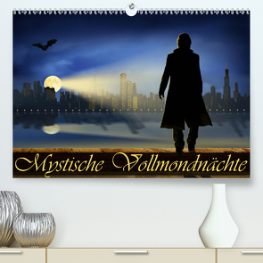 Mystische Vollmondnächte (Premium, hochwertiger DIN A2 Wandkalender 2021, Kunstdruck in Hochglanz) von Jüngling,  Monika, Mausopardia,  alias