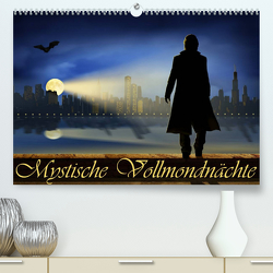 Mystische Vollmondnächte (Premium, hochwertiger DIN A2 Wandkalender 2023, Kunstdruck in Hochglanz) von Jüngling,  Monika, Mausopardia,  alias