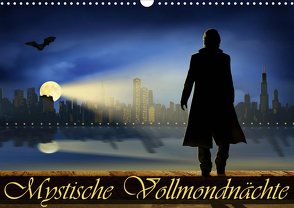 Mystische Vollmondnächte (Wandkalender 2021 DIN A3 quer) von Jüngling,  Monika, Mausopardia,  alias