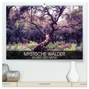 Mystische Wälder – Zauber der Natur (hochwertiger Premium Wandkalender 2024 DIN A2 quer), Kunstdruck in Hochglanz von Thoermer,  Val