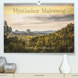 Mystischer Malerweg (Premium, hochwertiger DIN A2 Wandkalender 2023, Kunstdruck in Hochglanz) von Tom-Pic-Art