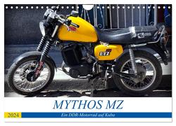 Mythos MZ – Ein DDR-Motorrad auf Kuba (Wandkalender 2024 DIN A4 quer), CALVENDO Monatskalender von von Loewis of Menar,  Henning