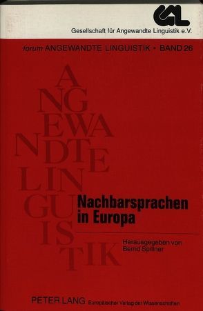 Nachbarsprachen in Europa von Wolff,  Dieter