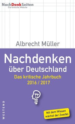 Nachdenken über Deutschland von Berger,  Jens, Müller,  Albrecht