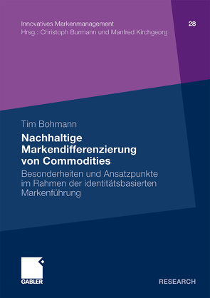 Nachhaltige Markendifferenzierung von Commodities von Bohmann,  Tim