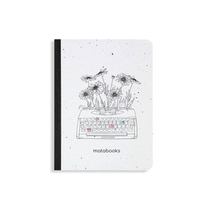 matabooks – Nachhaltige Notizbücher A6 Samenbuch „Typewriter“ von Starke-An,  Soyeon
