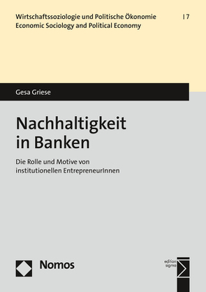 Nachhaltigkeit in Banken von Griese,  Gesa