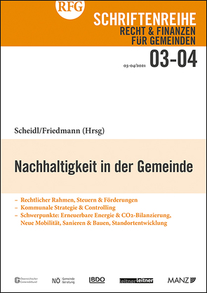 Nachhaltigkeit in der Gemeinde von Friedmann,  Michael, Scheidl,  Katharina