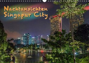 Nachtansichten Singapur City (Wandkalender 2019 DIN A3 quer) von Gödecke,  Dieter