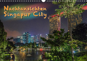 Nachtansichten Singapur City (Wandkalender 2022 DIN A3 quer) von Gödecke,  Dieter