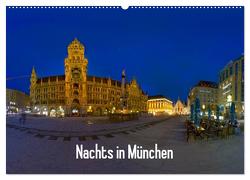 Nachts in München (Wandkalender 2024 DIN A2 quer), CALVENDO Monatskalender von Tabken,  Dimo