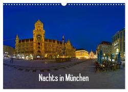 Nachts in München (Wandkalender 2024 DIN A3 quer), CALVENDO Monatskalender von Tabken,  Dimo